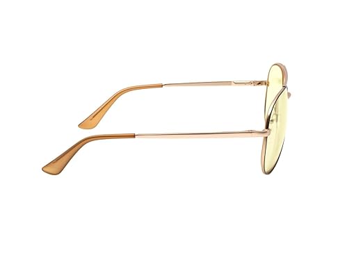 GUNNAR - Premium Gaming and Computer Glasses - Blocks 65% Blue Light - Maverick, Black/Gold, Amber Tint