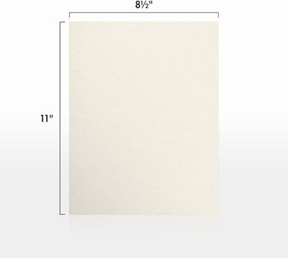 LUXPaper 8.5" x 11" Paper | Letter Size | Quartz Metallic | 80lb. Text | 50 Qty