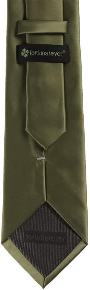 Mens Solid Satin Mens Tie With Hanky,Handmade Neckties For Men