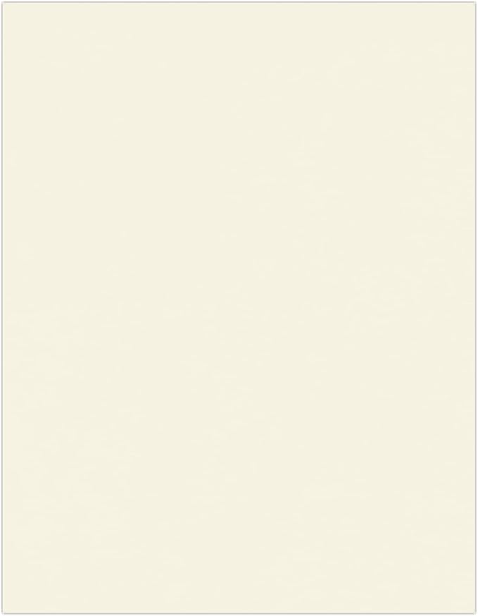 LUXPaper 8.5" x 11" Classic Crest Paper | Letter Size | Natural White | 70lb. Text | 50 Qty