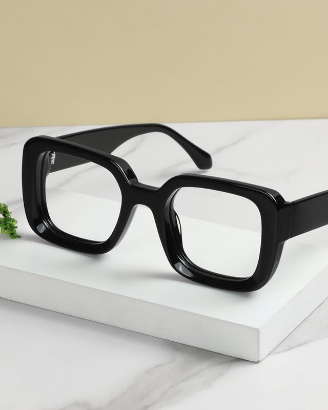Blue Light Blocking Glasses - Anti Glare & Eyestrain, 99% Filter, Lightweight Acetate Frame for Gaming/Office/Reading