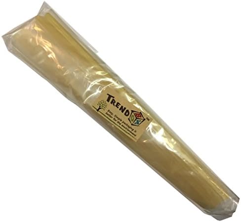 TrendBox Pack of 50 Crystal Yellow 11mmx270mm - Hot Melt Glue Sticks Strips Melting Adhesive for Handmade Craft DIY Home Office Project Craftwork Fix & Repairs