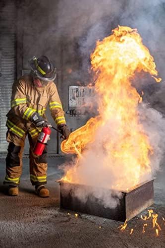 Amerex B402, 5lb ABC Dry Chemical Class A B C Fire Extinguisher, with Wall Bracket, 6 Pack