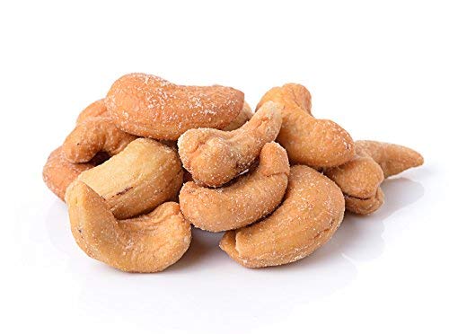 Dry Roasted Cashews Himalayan Salted (2 Lbs.) - Baked in Small Batches for Added Freshness - Oven Roasted to Perfection without Oil - Farm Fresh Nuts Brand