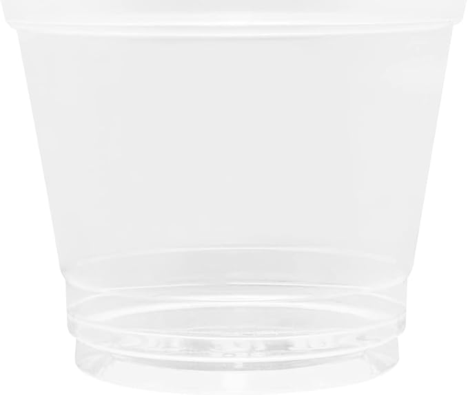Karat [1000 ct] 9oz Plastic Cups, Clear Disposable Cold Cup for Dessert, Fruit, and More, 92mm (C-KC9)
