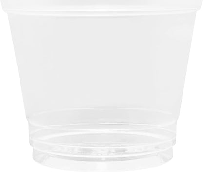 Karat [1000 ct] 9oz Plastic Cups, Clear Disposable Cold Cup for Dessert, Fruit, and More, 92mm (C-KC9)