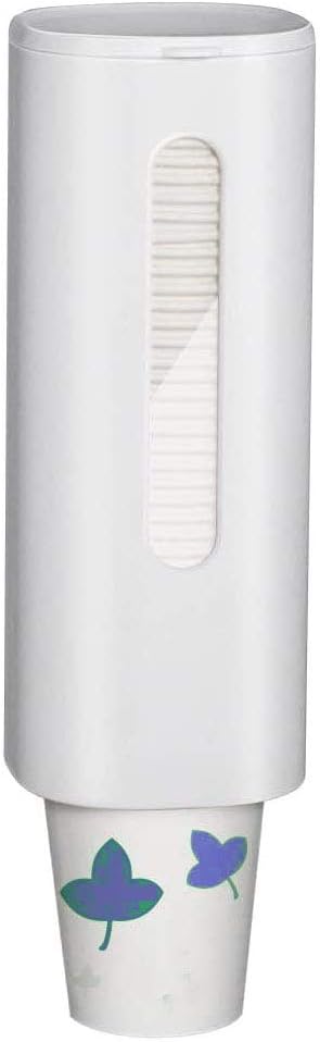 Disposable Cup Dispenser, Wall Mounted, Paper Cup Organizer, Self Adhesive, No Drilling Holes, Single Tube