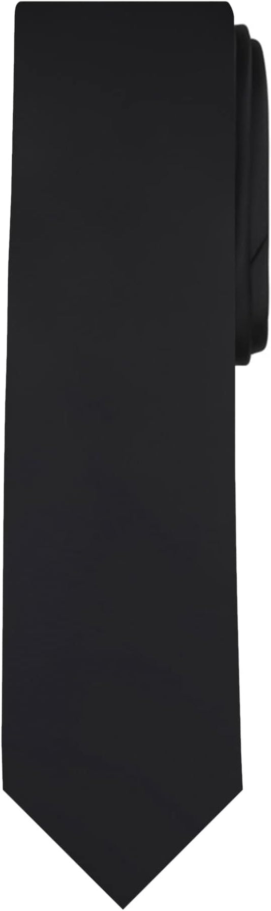 Jacob Alexander Men's Slim Width 2.75" Solid Color Tie