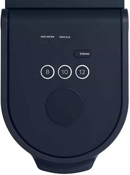 KeurigK K-Mini Go Multicup Reservoir Single Serve KCup Pod Coffee Maker with Strong Brew Button, Compact Electric Coffee Machine for Home and Office, Modern Design Kitchen Appliance (Navy)