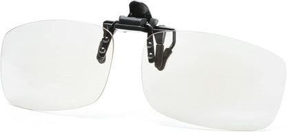 Reading Glasses Clip On and Flip Up Blue Light Blocking Magnifying Glasses Magnifiers Lenses Readers for Unisex (Transparent, 1.0)