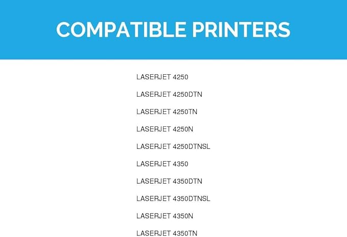 LD Products Replacement Toner Cartridge Compatible with HP 42X Q5942X High Yield (Black 5-Pk) Compatible with HP LaserJet / Multifunction printers 4250, 4250tn, 4350n, 4250dtn, 4350, 4350tn, 4250dtnsl
