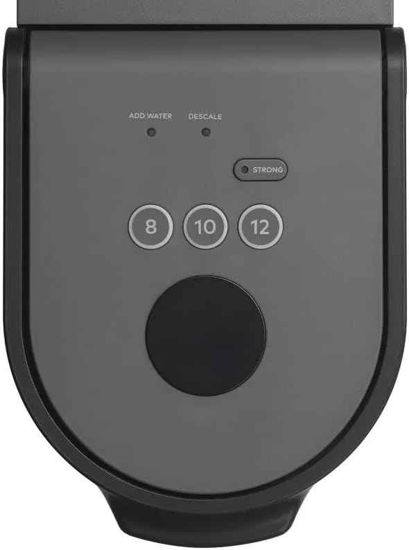 KeurigK K-Mini Go Multicup Reservoir Single Serve KCup Pod Coffee Maker with Strong Brew Button, Compact Electric Coffee Machine for Home and Office, Modern Design Kitchen Appliance (Grey)