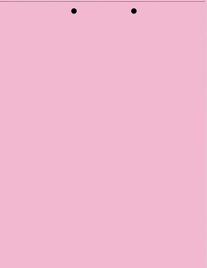 Limited Papers(TM) Writing Copy and Printing Paper, 8.5" x 11", 2 Hole Top-Punched, 20 Pound Text, 500 Sheets Per Ream. (500, Pink)
