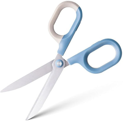 Multipurpose Office Craft Scissors for DIY Art and Craft,Comfort-Grip Handles, Sturdy Sharp Scissors (Blue)