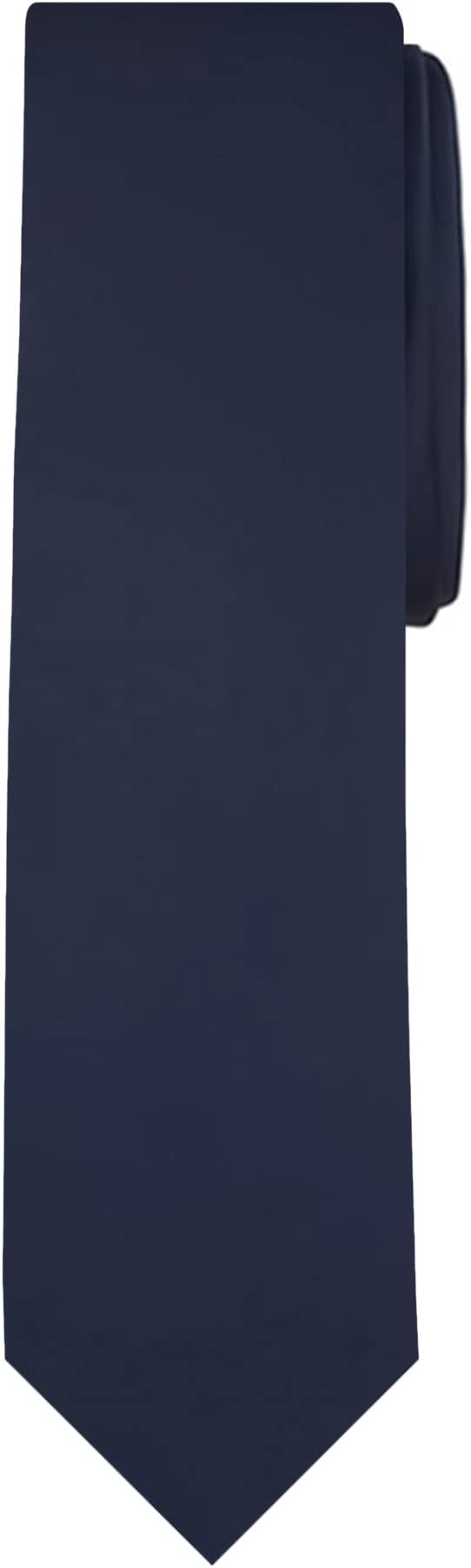 Jacob Alexander Men's Slim Width 2.75" Solid Color Tie