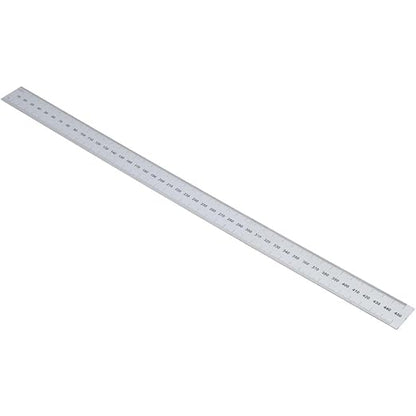 SPI 14-458-4 Rigid Steel Rule: English/Metric Graduation, 1-1/8" Wide x 18 inches (450 mm)