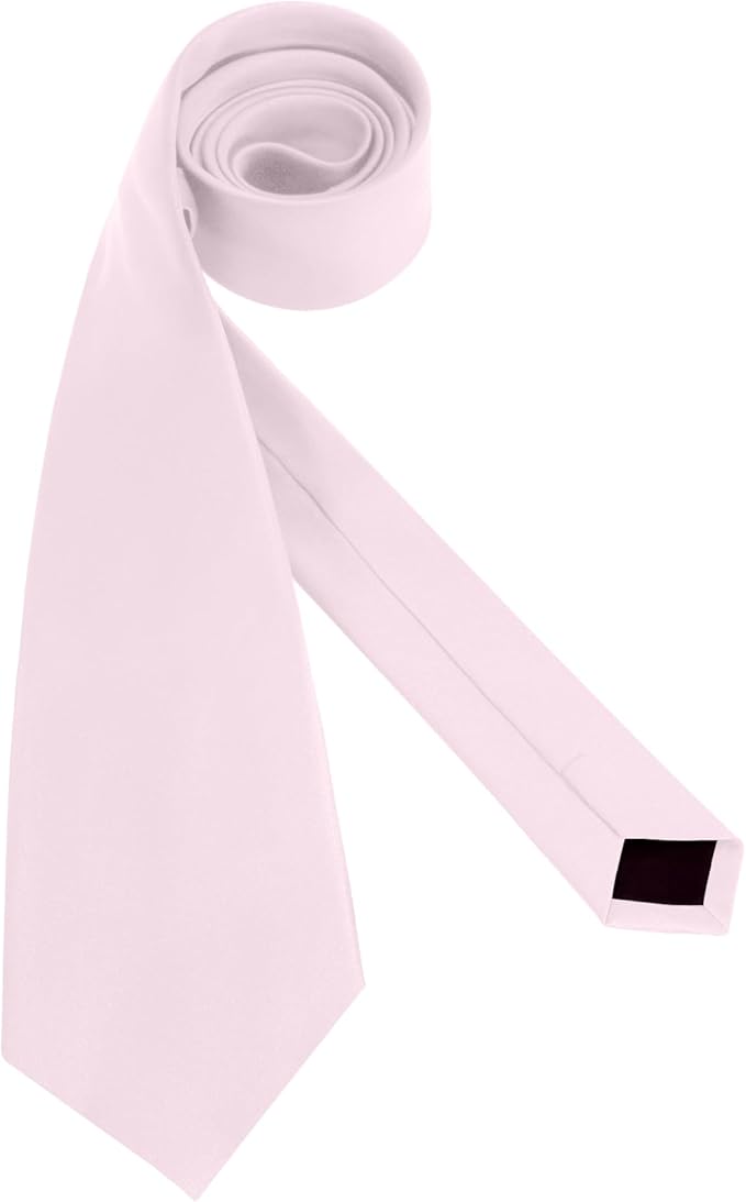 Men's Ties Solid Pure Color 3.15" (8CM) Necktie Plain Formal Business Wedding Black Ties For Men