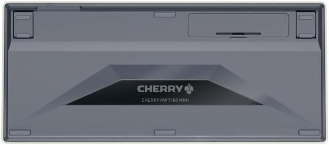 Cherry KW 7100 Mini Multi Device Compact Wireless Keyboard with Bluetooth. (Blue Slate)