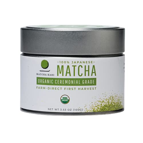 Dr. Weil Matcha Kari - Organic Matcha Green Tea Powder - 100 grams - Japanese Ceremonial Grade