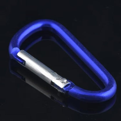 Carabiner Keychain Clip -3" Aluminum Carabiner D Ring, Caribeener Clips, Spring Snap Hook for Keychain Clip