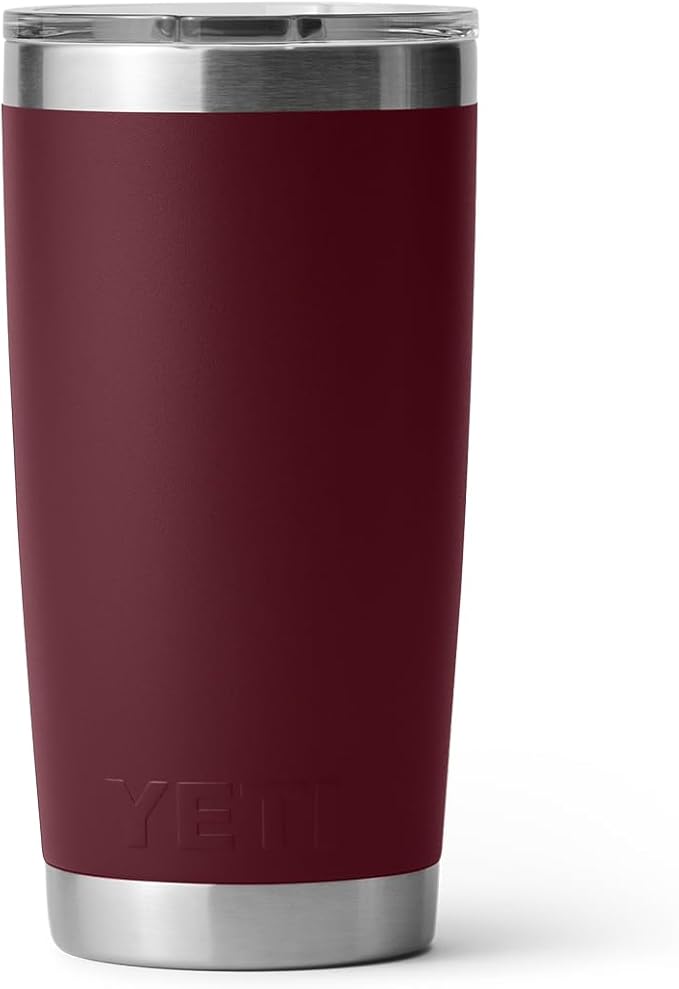 YETI Rambler 20 oz Stainless Steel Vacuum Insulated Tumbler w/MagSlider Lid