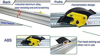 Manual Sliding KT Board Paper Trimmer, Photo Paper Cutter, Photo PVC PET Cutter with Ruler (71'=1800mm)