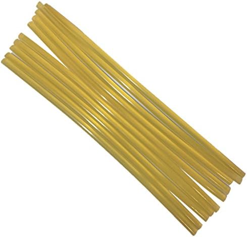 TrendBox Pack of 50 Crystal Yellow 11mmx270mm - Hot Melt Glue Sticks Strips Melting Adhesive for Handmade Craft DIY Home Office Project Craftwork Fix & Repairs