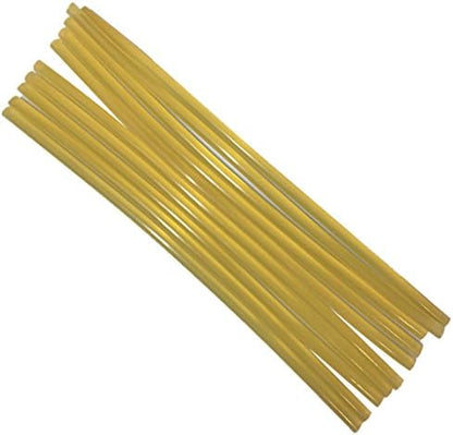 TrendBox Pack of 50 Crystal Yellow 11mmx270mm - Hot Melt Glue Sticks Strips Melting Adhesive for Handmade Craft DIY Home Office Project Craftwork Fix & Repairs