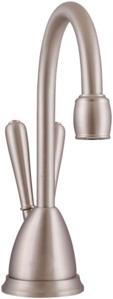 InSinkErator View Instant Hot & Cold Water Dispenser System - Faucet & Tank, Chrome, HC-View-C & F-2000, 1 Count (Pack of 1), White