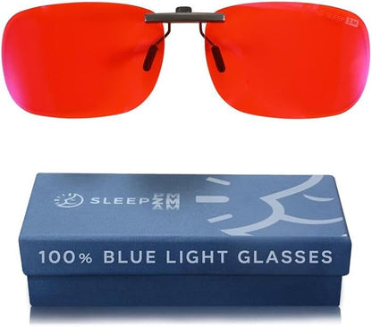 100% Blue Light Blocking Glasses - Women + Men - Better Sleep - Anti Eye Strain Protection - Computer Screens Gaming