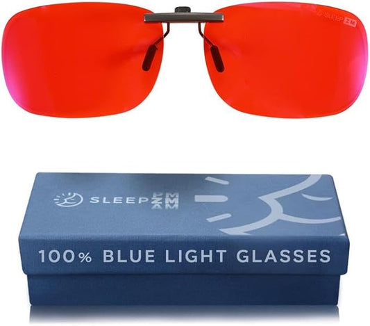 100% Blue Light Blocking Glasses - Women + Men - Better Sleep - Anti Eye Strain Protection - Computer Screens Gaming