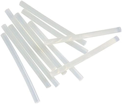 TrendBox Pack of 50 Clear 7mmx190mm - Hot Melt Glue Sticks Strips Melting Adhesive for Handmade Craft DIY Home Office Project Craftwork Fix & Repairs