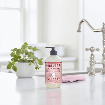 Mrs. MEYER'S CLEAN DAY Peppermint Liquid Hand Soap Peppermint, 12.5 oz. (Pack of 4)