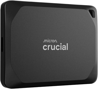 Crucial X10 Pro 2TB Portable SSD, Up to 2100MB/s Read, 2000MB/s Write, USB 3.2 USB-C, External Solid State Drive, Durable Storage for PC & Mac, for Professional Creators, Black - ‎CT2000X10PROSSD902