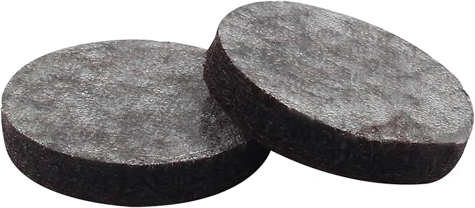 48 Pcs 1”/25mm Felt Furniture Pads Brown Round Self Adhesive Furniture Pads 5mm Thick Anti Scratch Floor Protectors for Furniture Feet Chair Legs | Furniture Pads - TrueDesk