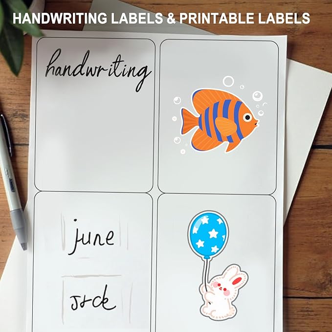 4"x5" Shipping Address Labels, Matte White Printable Labels, 1920 Total (480 Sheets, 4 - Up), Compatible with Laser & Inkjet Printers for Packaging & Mailing | Laser Inkjet Printer Labels - TrueDesk