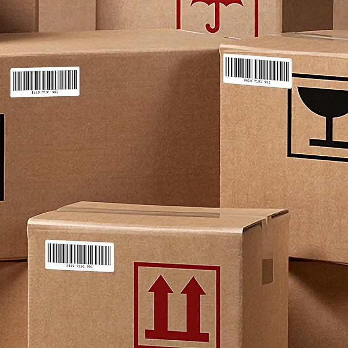 [500 Sheets 15000 Labels] BESTIKER Address Labels 1” x 2 - 5/8” Shipping Mailing Labels 30 per Page Printable FBA Barcode Label, Laser & Inkjet Printer Labels 30up White | Laser Inkjet Printer Labels - TrueDesk