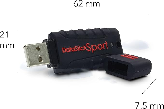 Centon Electronics MP Essential USB 3.2 Gen1 DataStick Sport Flash Drive, 16 GB, 10 USB Flash Drives, 10 Bulk Pack, Navy Blue