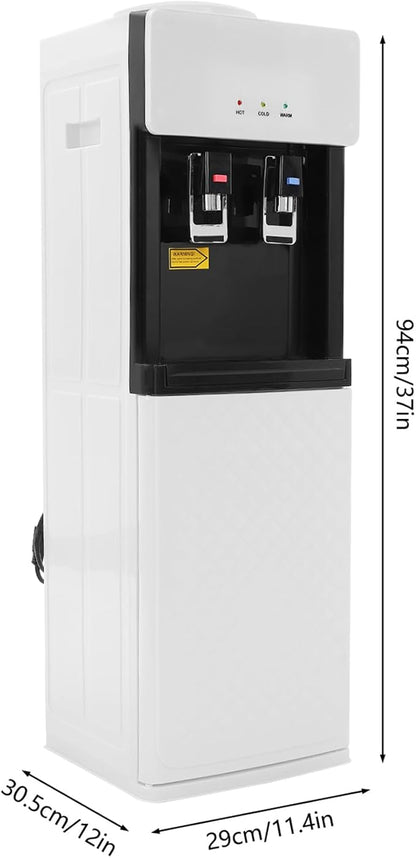 Water Coolers Standing Water Dispenser Cold Hot Dispenser, Modern Standing Water Dispenser Top Loading for Homes, Gyms, Office (Top Load White)