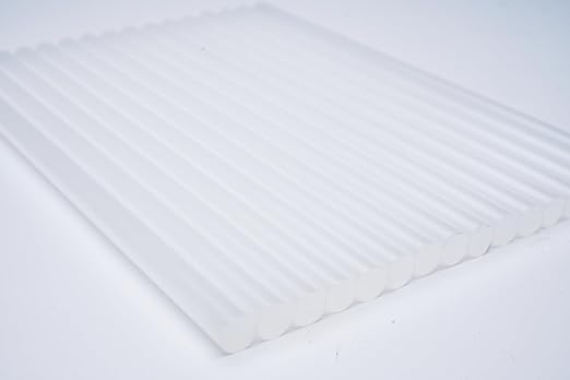 ASA 7/16" x 10" Long. Clear Industrial Full Size Hot Melt Glue Sticks. High Temp Good for, Plastic, Woodworking Fabric, Ceramic, Corrugated Materials, and Fabric, 25 lbs (Approx. 483 Sticks)
