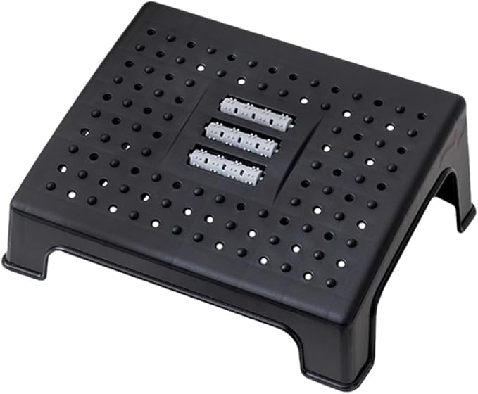 Non-Slip Footstool Under Desk Foot Rest for Office and Home Ergonomic Leg Support Stool to Leg Pressure and Comfort and Stable Design