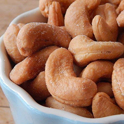 Dry Roasted Cashews Himalayan Salted (2 Lbs.) - Baked in Small Batches for Added Freshness - Oven Roasted to Perfection without Oil - Farm Fresh Nuts Brand