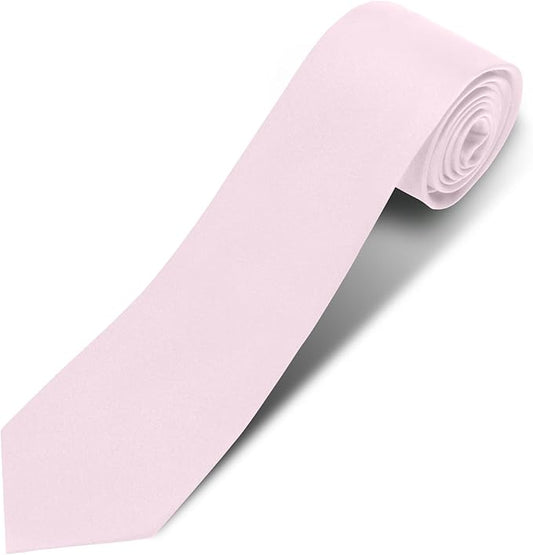 Men's Ties Solid Pure Color 3.15" (8CM) Necktie Plain Formal Business Wedding Black Ties For Men