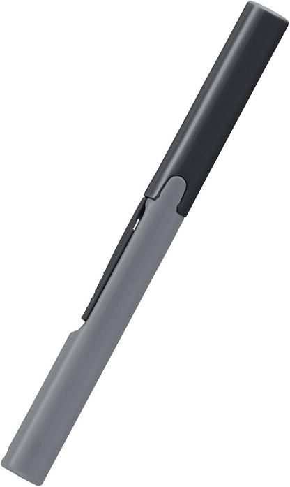 Plus Pen Style Non-Stick Compact TSA Twiggy Scissors with Cover, Charcoal