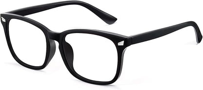 Blue Light Glasses for Woman Men | 99% Blue Light Blocking Glasses | Computer Glassess | Night Driving | Gaming | TV Phone Screen Reader Square Frame | Anti Eyestrain & UV Glare Protection