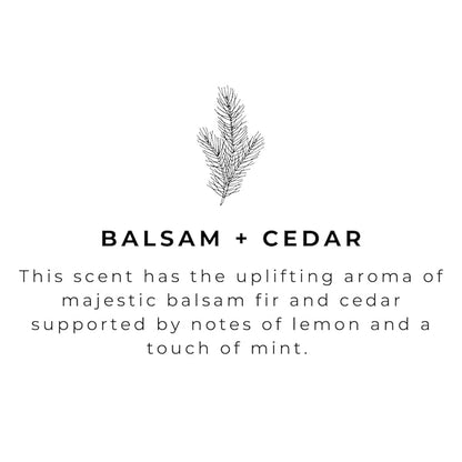 River Birch Balsam & Cedar Scented Natural Hand Soap -Handmade -Moisturizing Hand Wash with Amber Glass Dispenser - Luxury Scented Hydrating Hand Soap - Vegan and Non-Toxic -16 Fl Oz