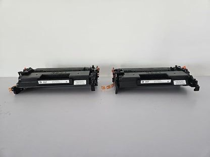 Jeostaky Compatible for Canon 057 Black Toner Cartridge (2-Pack), Compatible for Canon imageCLASS MF455dw, with Capacity Display Chip