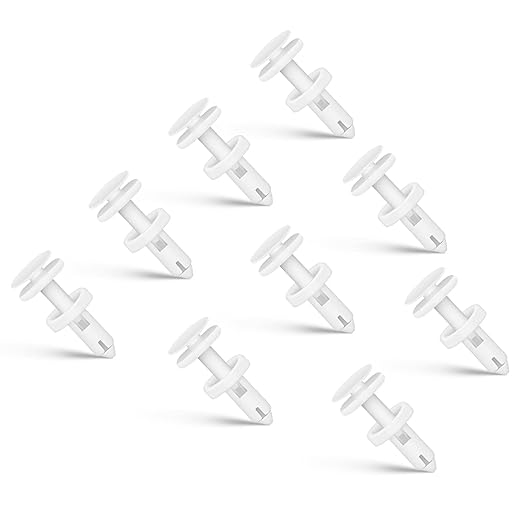 Nilight 40PCS Nylon Front Bumper Push-Type Retainer Clips-91503-SZ3-003 10mm Compatible with Honda and Acura Car Push Retainer Kit 2 Years Warranty