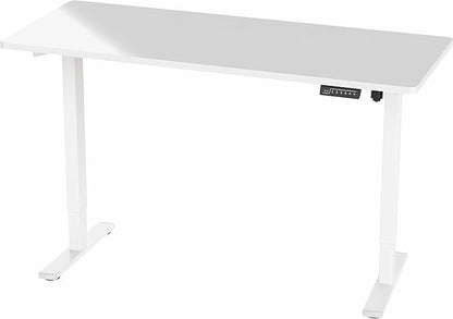 VIVO Electric Dry Erase 60 x 24 in Standing Desk, Memory Height Adjustment, 1B Series, Whiteboard Top White Frame, DESK-KIT-1W6WE