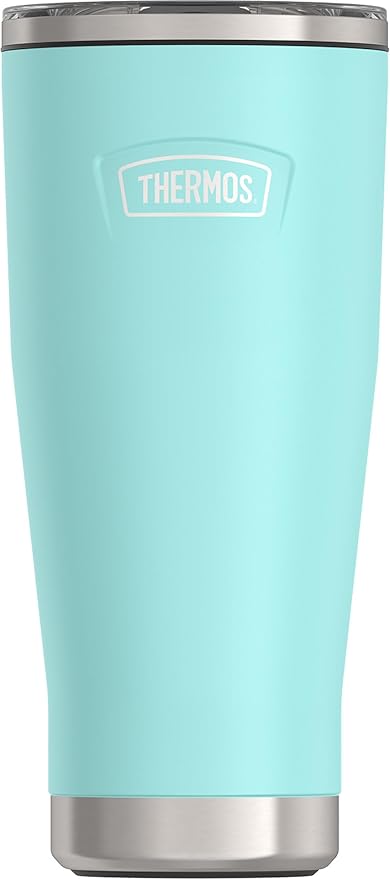 THERMOS ICON SERIES, Stainless Steel Tumbler with Slide Lock, 18 Ounce, Sea Green